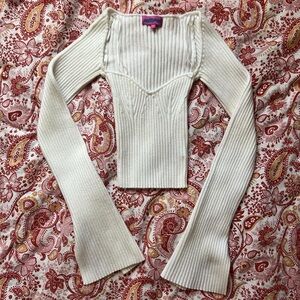 Edikted Ribbed Knit Sweater